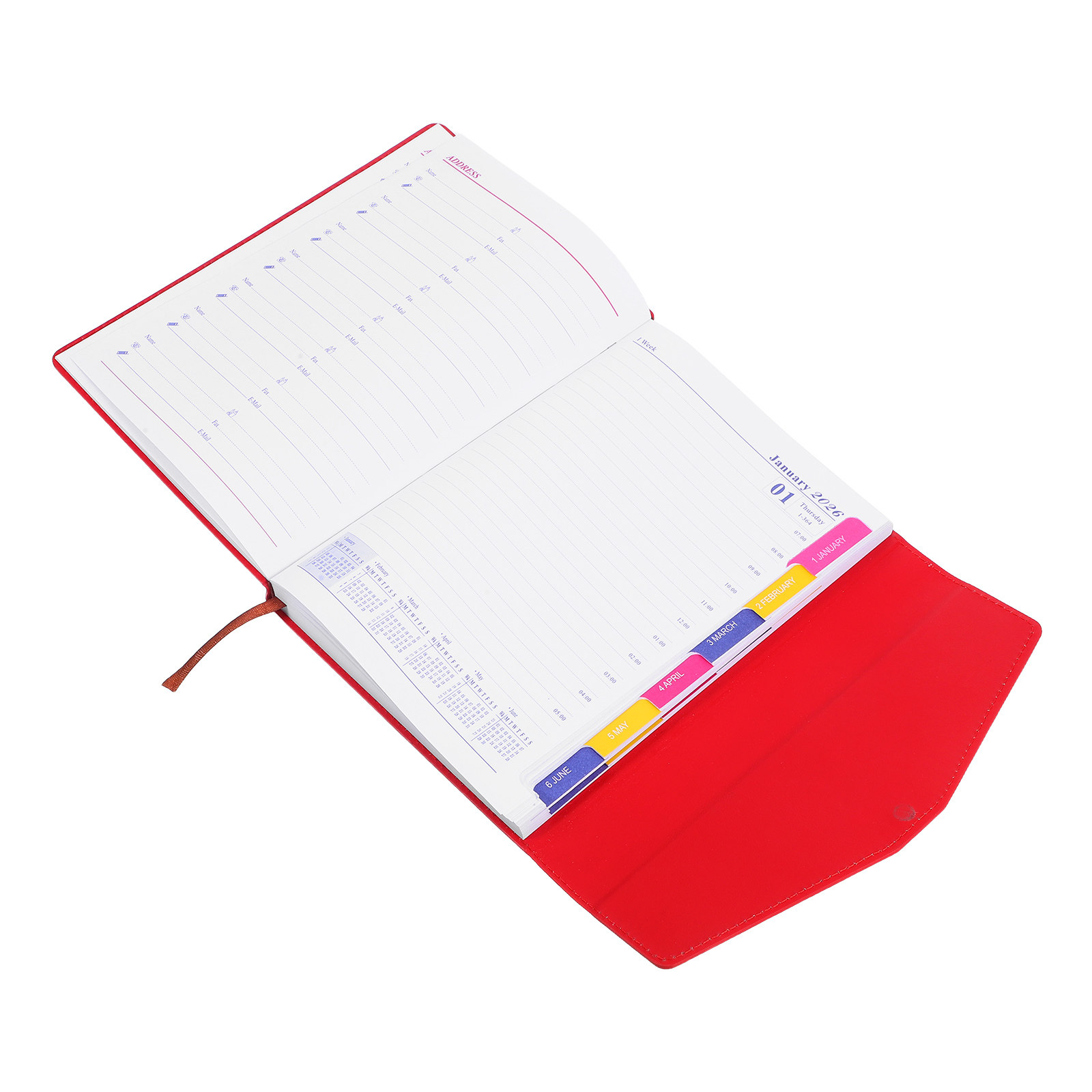 Home Office 365 - 365-dniowy planer dzienny, notatnik z grubym
