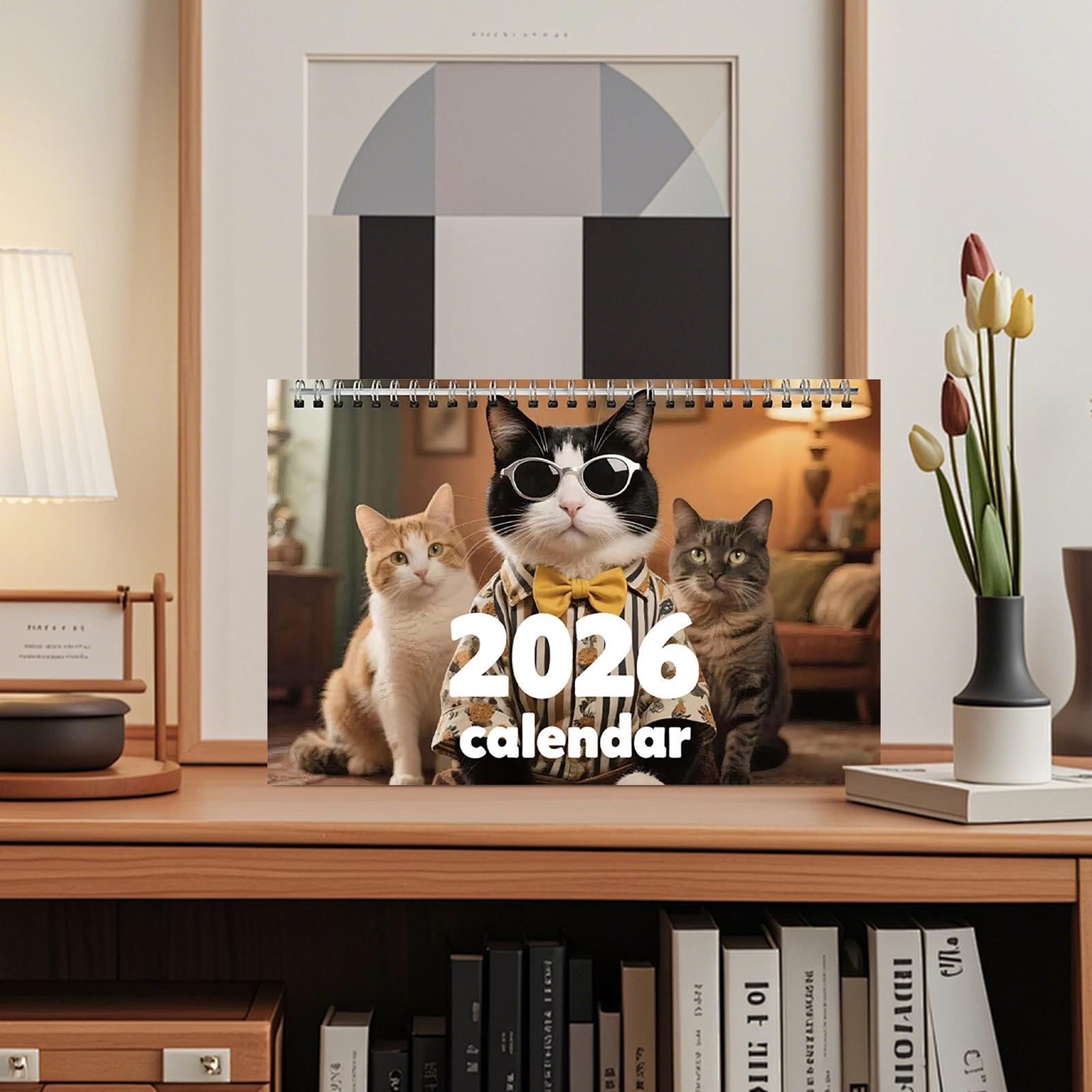 Home Office Wallpaper - Kalendarz ścienny z kotami na rok