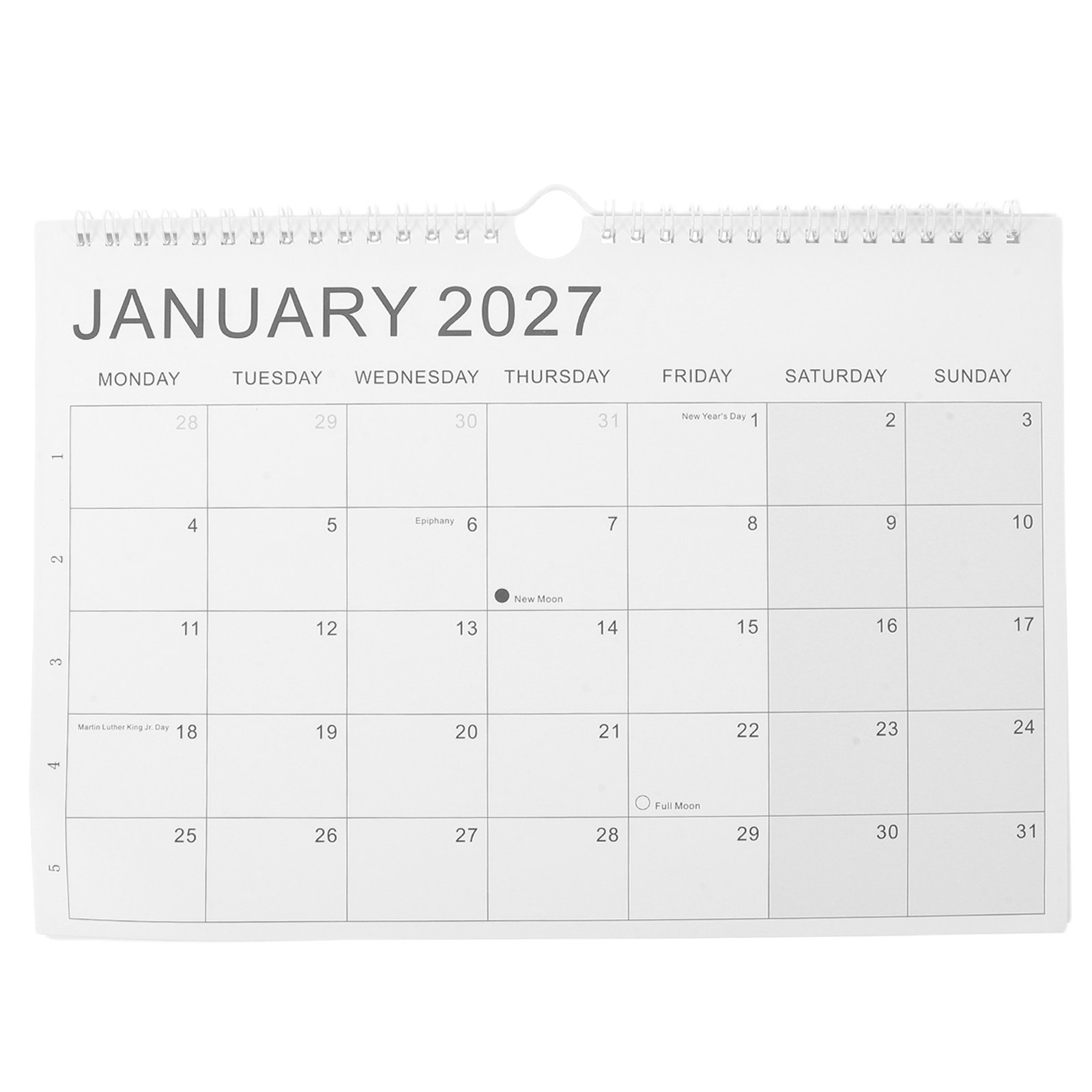 Kalendarz papierowy 2027-2028  – Home Office Wallpaper recenzja i cena