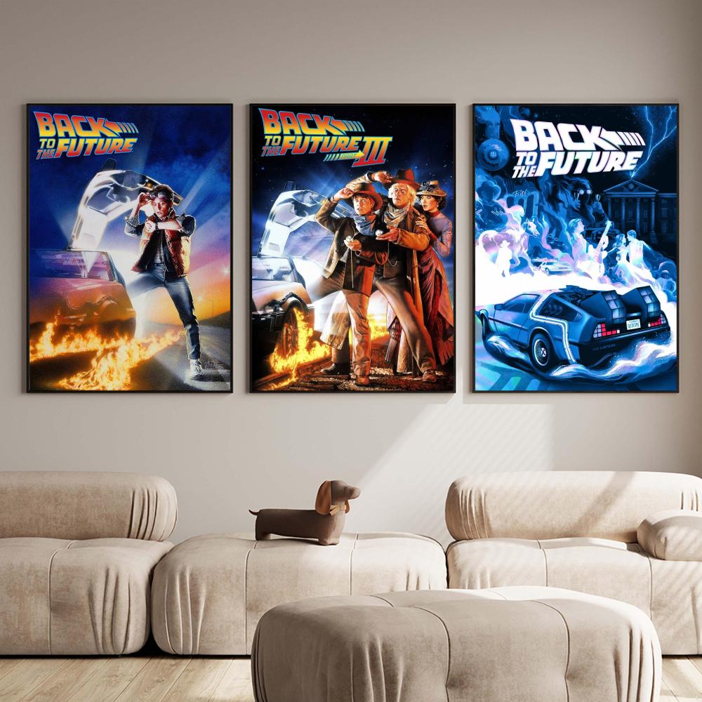 Plakat Sci-Fi Powrót do Przysz – Home Office Wallpaper recenzja i cena