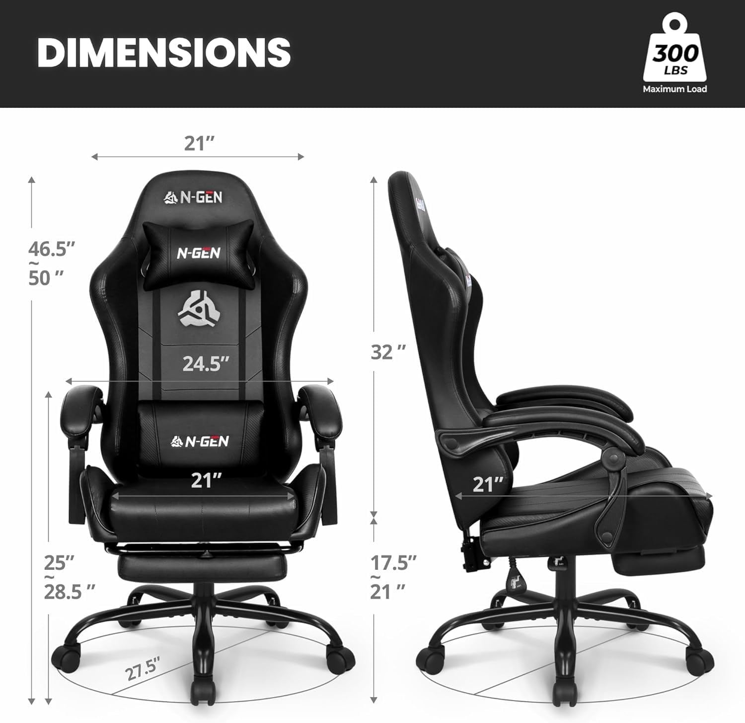 Krzesło gamingowe z podnóżkiem – Home Office Chair recenzja i cena