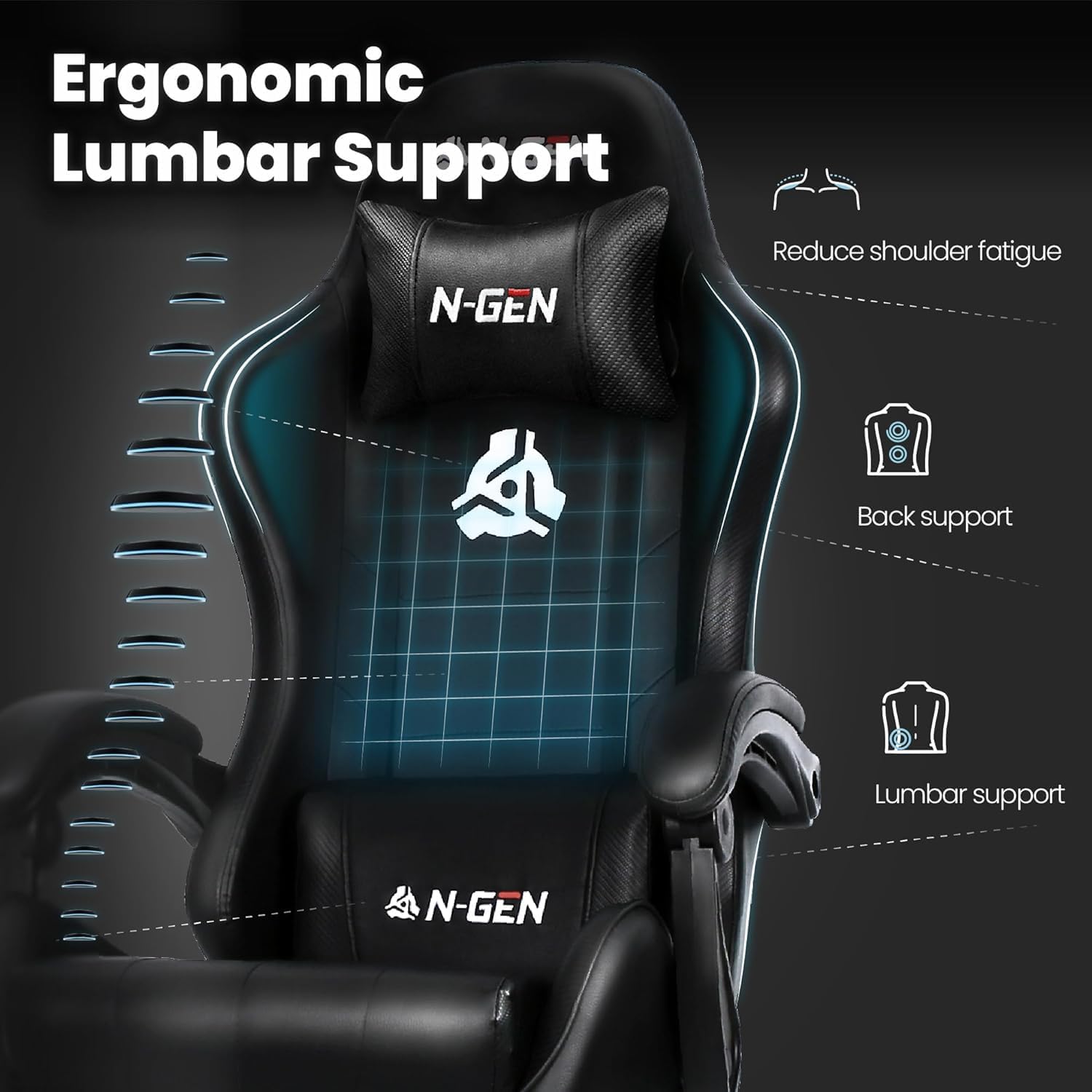 Krzesło gamingowe z podnóżkiem – Home Office Chair recenzja i cena
