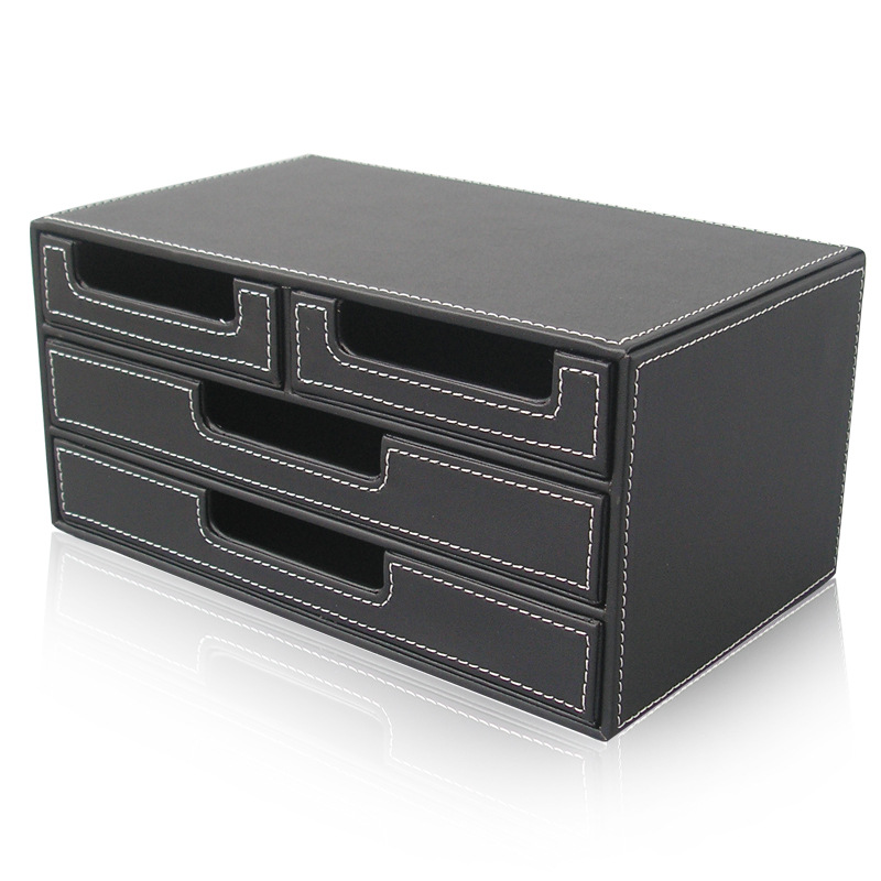 Czarny skórzany mały szafka na – File Cabinet Drawer recenzja i cena