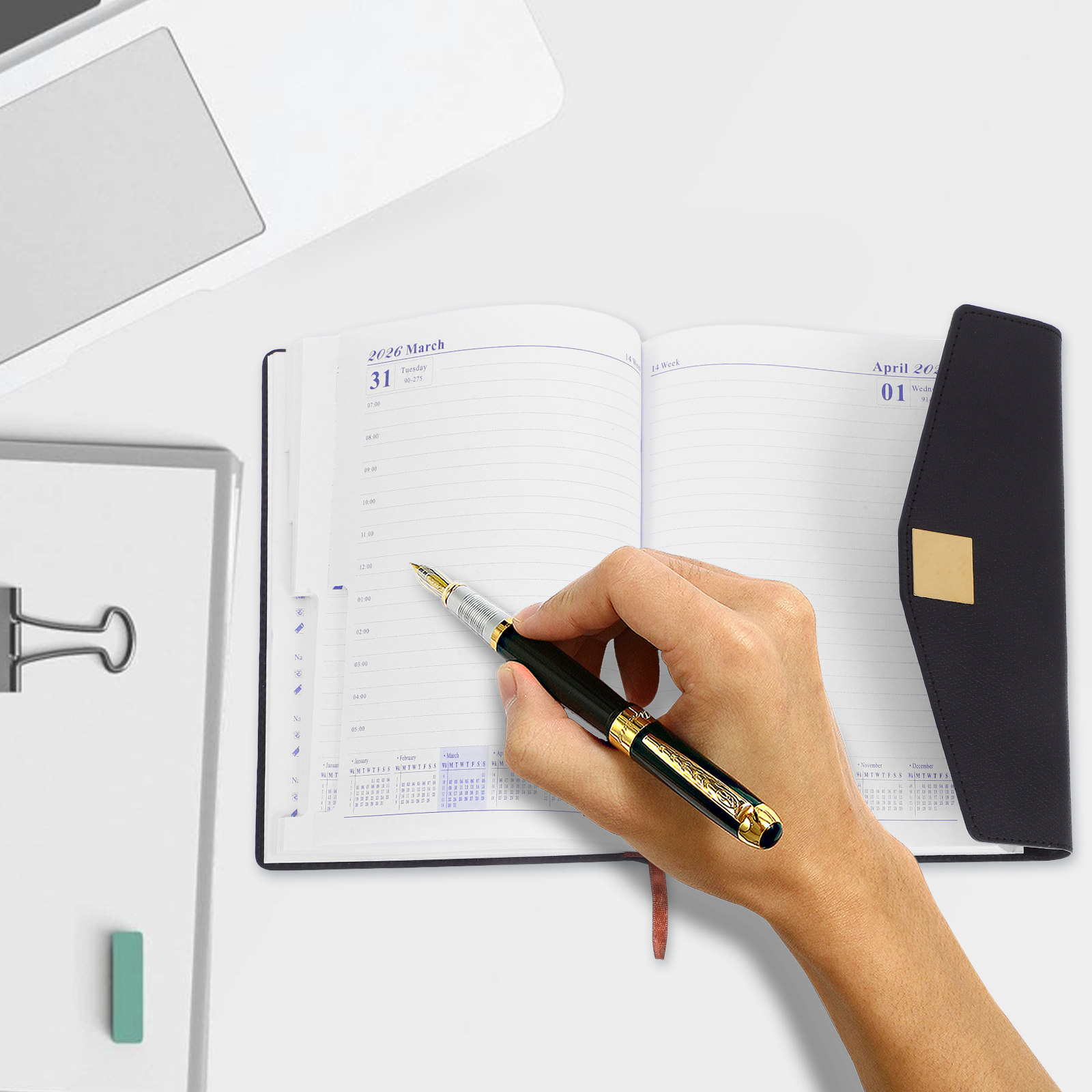 Planer dzienny 365 stron, grub – Home Office 365 recenzja i cena